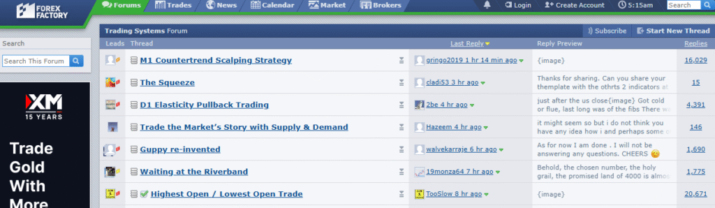 Trading Systems by Professional Traders (DayTradersDiary)