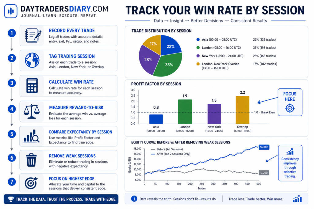 How to Track Win Rate by Session image