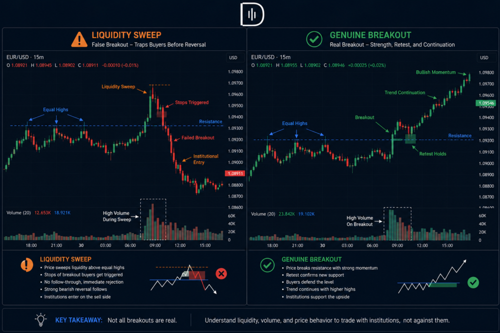 What Does Liquidity Sweep Look Like On Chart image