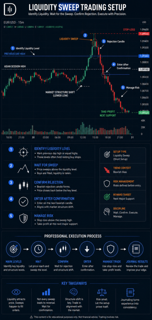 What Does Liquidity Sweep Look Like On Chart image